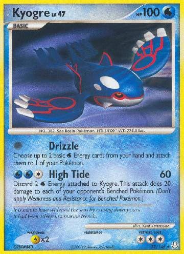 Carta Kyogre (32/146) do set Legends Awakened — Pokémon TCG | Bynx