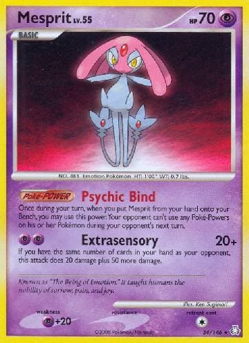 Carta Mesprit (34/146) do set Legends Awakened — Pokémon TCG | Bynx