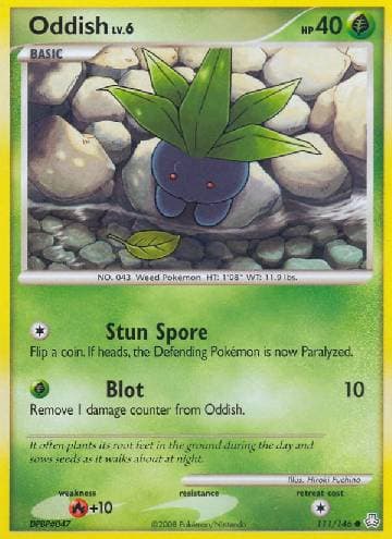 Carta Oddish (111/146) do set Legends Awakened — Pokémon TCG | Bynx