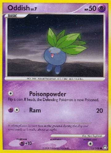 Carta Oddish (112/146) do set Legends Awakened — Pokémon TCG | Bynx