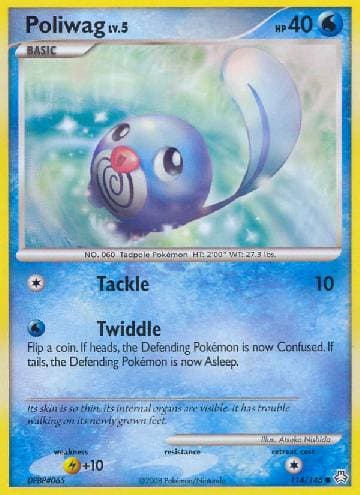 Carta Poliwag (114/146) do set Legends Awakened — Pokémon TCG | Bynx