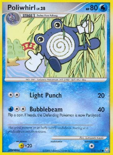 Carta Poliwhirl (115/146) do set Legends Awakened — Pokémon TCG | Bynx