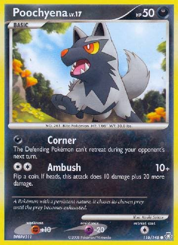 Carta Poochyena (116/146) do set Legends Awakened — Pokémon TCG | Bynx