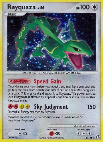 Carta Rayquaza (14/146) do set Legends Awakened — Pokémon TCG | Bynx