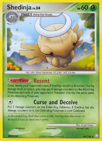 Carta Shedinja (40/146) do set Legends Awakened — Pokémon TCG | Bynx