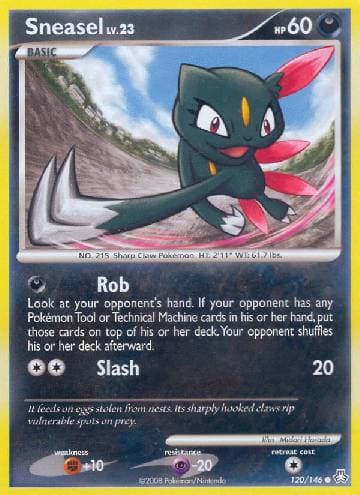 Carta Sneasel (120/146) do set Legends Awakened — Pokémon TCG | Bynx