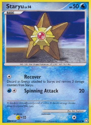 Carta Staryu (122/146) do set Legends Awakened — Pokémon TCG | Bynx