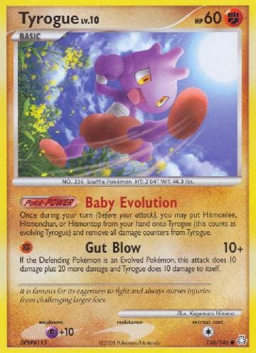 Carta Tyrogue (126/146) do set Legends Awakened — Pokémon TCG | Bynx