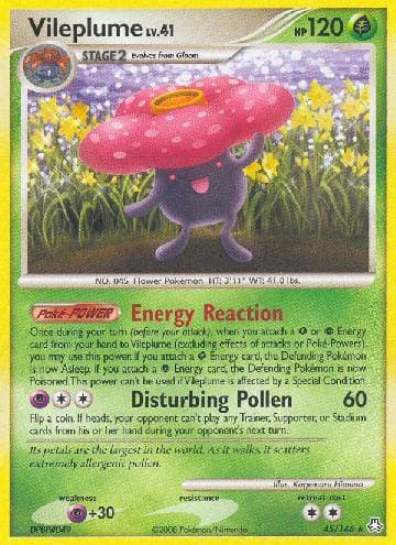 Carta Vileplume (45/146) do set Legends Awakened — Pokémon TCG | Bynx