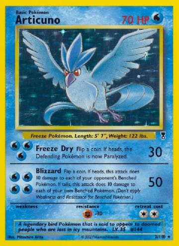 Articuno (2/110) — Legendary Collection