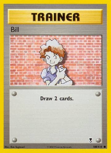 Carta Bill (108/110) do set Legendary Collection — Pokémon TCG | Bynx