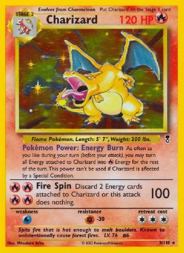 Charizard (3/110) — Legendary Collection