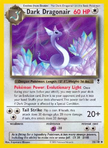 Carta Dark Dragonair (38/110) do set Legendary Collection — Pokémon TCG | Bynx