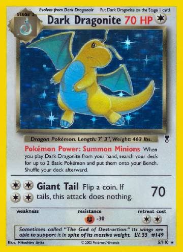 Carta Dark Dragonite (5/110) do set Legendary Collection — Pokémon TCG | Bynx