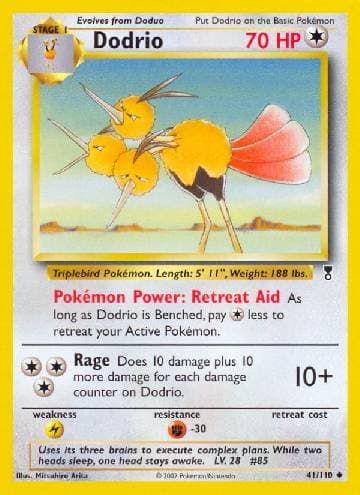 Carta Dodrio (41/110) do set Legendary Collection — Pokémon TCG | Bynx