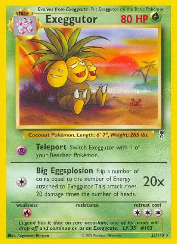 Carta Exeggutor (23/110) do set Legendary Collection — Pokémon TCG | Bynx