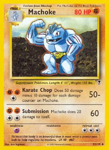 Carta Machoke (51/110) do set Legendary Collection — Pokémon TCG | Bynx