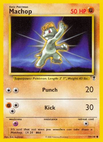 Carta Machop (79/110) do set Legendary Collection — Pokémon TCG | Bynx