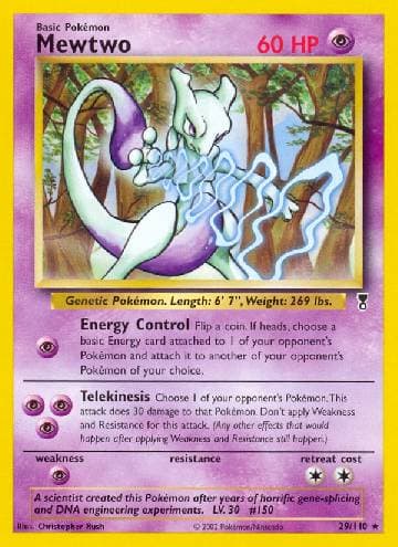 Mewtwo (29/110) — Legendary Collection