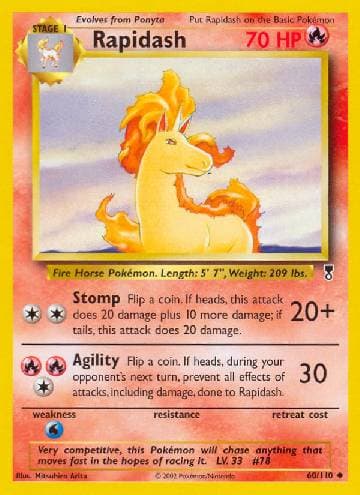 Carta Rapidash (60/110) do set Legendary Collection — Pokémon TCG | Bynx