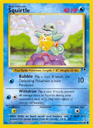 Squirtle (95/110) — Legendary Collection