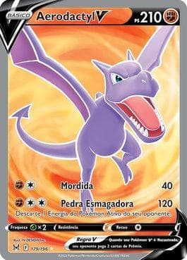 Carta Aerodactyl-V (179/196) do set Origem Perdida — Pokémon TCG | Bynx