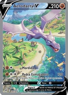 Carta Aerodactyl-V (180/196) do set Origem Perdida — Pokémon TCG | Bynx