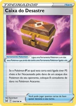Carta Box of Disaster (154/196) do set Origem Perdida — Pokémon TCG | Bynx