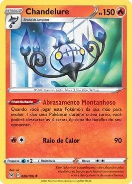 Chandelure (026/196) — Origem Perdida