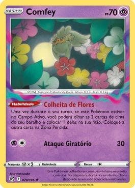 Carta Comfey (079/196) do set Origem Perdida — Pokémon TCG | Bynx