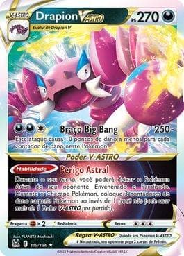 Carta Drapion-VSTAR (119/196) do set Origem Perdida — Pokémon TCG | Bynx