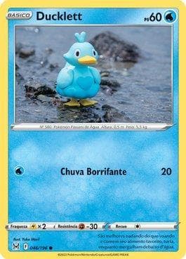 Carta Ducklett (046/196) do set Origem Perdida — Pokémon TCG | Bynx
