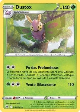 Carta Dustox (010/196) do set Origem Perdida — Pokémon TCG | Bynx