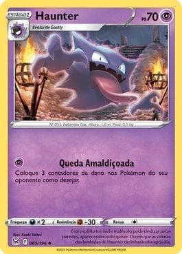 Carta Haunter (065/196) do set Origem Perdida — Pokémon TCG | Bynx