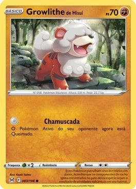 Hisuian Growlithe (083/196) — Origem Perdida