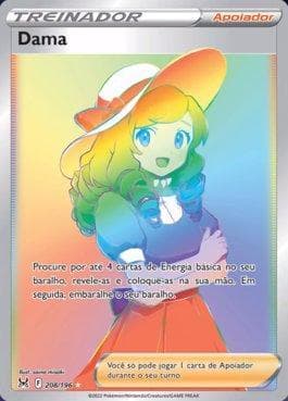 Carta Lady (208/196) do set Origem Perdida — Pokémon TCG | Bynx
