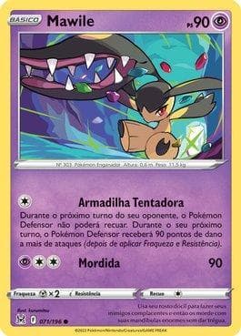 Carta Mawile (071/196) do set Origem Perdida — Pokémon TCG | Bynx