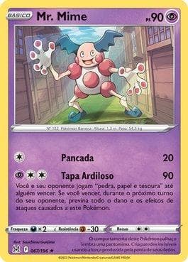 Carta Mr. Mime (067/196) do set Origem Perdida — Pokémon TCG | Bynx