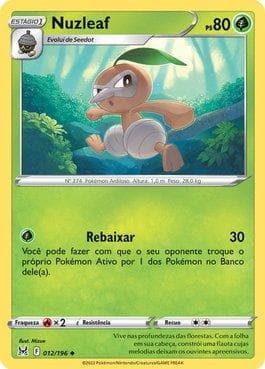 Nuzleaf (012/196) — Origem Perdida