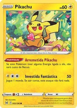 Pikachu (052/196) — Origem Perdida