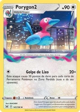 Carta Porygon2 (141/196) do set Origem Perdida — Pokémon TCG | Bynx