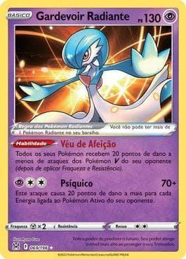 Carta Radiant Gardevoir (069/196) do set Origem Perdida — Pokémon TCG | Bynx