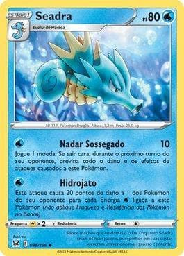 Carta Seadra (036/196) do set Origem Perdida — Pokémon TCG | Bynx