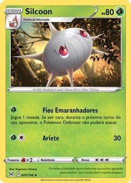 Carta Silcoon (007/196) do set Origem Perdida — Pokémon TCG | Bynx