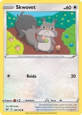 Carta Skwovet (150/196) do set Origem Perdida — Pokémon TCG | Bynx