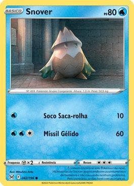 Carta Snover (042/196) do set Origem Perdida — Pokémon TCG | Bynx