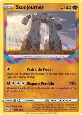 Carta Stonjourner (111/196) do set Origem Perdida — Pokémon TCG | Bynx