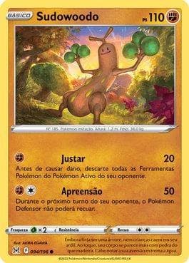Carta Sudowoodo (094/196) do set Origem Perdida — Pokémon TCG | Bynx
