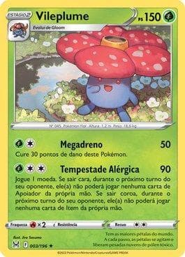Carta Vileplume (003/196) do set Origem Perdida — Pokémon TCG | Bynx