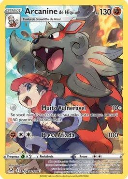 Carta Hisuian Arcanine (TG08/TG30) do set Origem Perdida - Galeria de Treinadores — Pokémon TCG | Bynx
